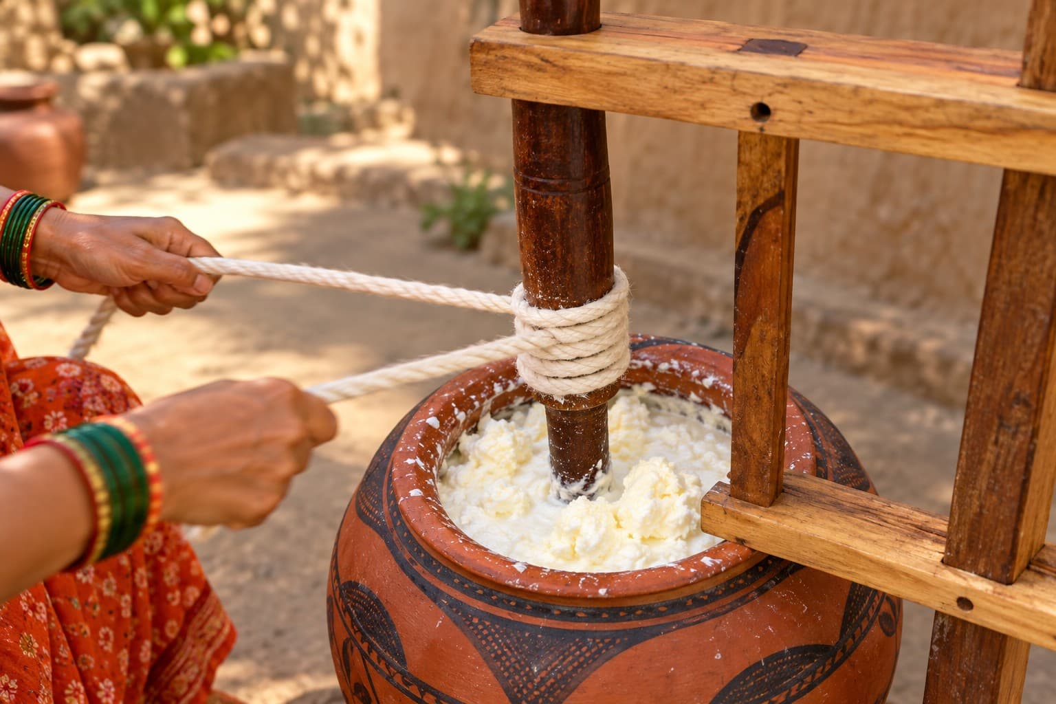 Bilona Churning