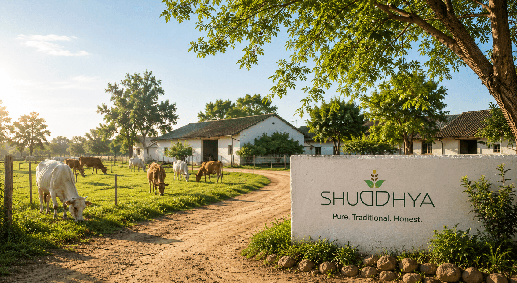 Maan Sarovar Farm — home of Shuddhya's A2 desi cows in Sirohi, Rajasthan